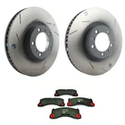 Shw Front Slotted Rotors Hella Low-met Disc Brake Pad Kit For Panamera 2010-16 New. Price: $481.95.