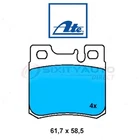 Ate Rear Disc Brake Pad Set For 1990-1993 Mercedes-benz 300SL Braking Kr New. Price: $49.81.