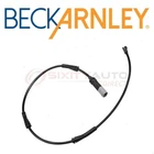 Beck Arnley Front Disc Brake Pad Wear Sensor For 2013-2018 Bmw 320I Qu New. Price: $34.89.