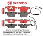 Front & Rear Brake Pad Set Oe Brembo Ceramic +sensor For Bmw 228I 230I / Xdrive New. Price: $222.52.