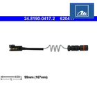 Warning Contact, Brake Pad Wear Ate 24.8190-0417.2 For Mercedes-benz, Vw New. Price: $15.97.