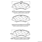 Centric Front Disc Brake Pad For Land Rover (102.14790) New. Price: $38.86.