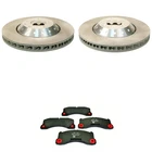 Shw Front 390MM Rotors Hella Low-met Disc Brake Pad Kit For Cayenne Turbocharged New. Price: $599.95.