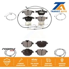 Front Rear Semi-metallic Disc Brake Pads And Extra Wear Sensors Kit For Bmw Z4 New. Price: $127.56.