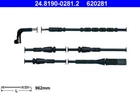 Ate 24.8190-0281.2 Warning Contact, Brake Pad Wear Front Axle Left For Bmw Neu. Price: $24.34.
