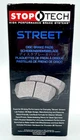 Stoptech High Performance Break System Street Disc Rear Brake Pads New. Price: $18.00.