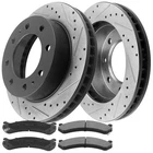 Front Disc Rotors Ceramic Brake Pads For Chevrolet Silverado 2500 2002-2010 New. Price: $128.12.