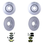 Hella Front Rear Rotors Low-met Disc Brake Pad Kit For Audi A6 Base Fwd 2000 New. Price: $369.95.