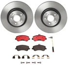 Brembo Front Brake Kit Ceramic Pads Disc Rotors For Mercedes X204 GLK250 GLK350 New. Price: $281.95.