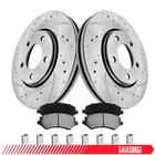Front Rotor Ceramic Brake Pads For Chrysler Town & Country Voyager Grand Caravan New. Price: $72.99.