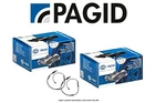 Front Rear Set Hella-pagid Premium Disc Brake Pads +sensors X5M X6M PG101182 New. Price: $259.00.