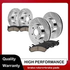 Front+rear Drill Slot Brake Rotors Ceramic Pads For Mercedes-benz C250 C300 New. Price: $182.90.