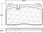 Stoptech Disc Brake Pad Set Front Centric For Porsche Macan, Audi A6 / 308.16630 New. Price: $113.91.