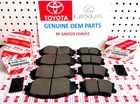 2010-2018 Toyota RAV4 Xle &limited Front And Rear Brake Pads Genuine Oem Part New. Price: $102.59.