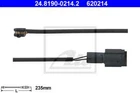Ate 24.8190-0214.2 Warning Contact, Brake Pad Wear For Bmw Neu. Price: $9.63.