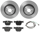Brembo Disc Brake Pad And Rotor Kit Rear 370MM Low-met For Bmw New. Price: $294.95.