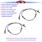 2ABS Wheel Speed Sensors Front Lh & Rh Set For Bmw E89 Z4 2009-2016 L4 2.0L 2.5L New. Price: $23.65.