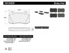 Centric Parts 102.05920 Disc Brake Pad-c-tek Metallic Pads Front Rear New. Price: $11.98.