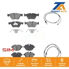 Front Rear Semi-metallic Disc Brake Pads And Wear Sensors Kit For Bmw 528I New. Price: $75.21.