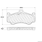 Centric Front Disc Brake Pad For 911, Boxster, Cayman, Carrera Gt (104.09910) New. Price: $66.60.