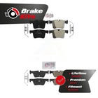 Front Rear Semi-metallic Disc Brake Pads Kit For 2013-2015 Bmw 320I Xdrive New. Price: $120.42.