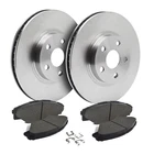 Front Brake Rotors + Ceramic Pads For 2017 2018 2019 2020 2021 Honda Cr-v New. Price: $116.61.