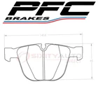 Pfc Brakes Rear Disc Pad Set For 2002-2005 Bmw 745I Braking Stopping Go New. Price: $102.33.