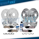 Front & Rear Drilled Rotors Calipers +brake Pads For Silverado Sierra 1500 New. Price: $597.02.