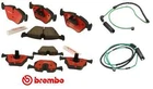 Genuine Brembo Premium Ceramic Brake Pads Sensors Set Front & Rear For Bmw E46 New. Price: $163.97.