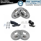 Brake Rotor & Premium Posi Ceramic Pads Front Rear Kit Ford Mercury New. Price: $188.38.