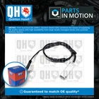 Brake Pad Wear Indicator Sensor Front BWI1057 Quinton Hazell Warning Contact New. Price: $17.46.