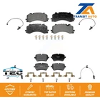 Front Rear Ceramic Disc Brake Pads And Wear Sensors Kit For Audi S6 KTW-101623 New. Price: $180.26.