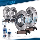 Front Rear Drilled Brake Rotors Pads For 2017-2020 F-pace Range Rover Velar 2.0L New. Price: $238.21.