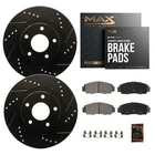 Front Drilled Slotted Rotors + Pads For Subaru Tribeca B9 Outback Legacy Wrx New. Price: $171.96.