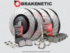 F&r Brakenetic Premium Drilled Rotors + Ceramic Pads F-sport 56.44199.21 New. Price: $880.93.