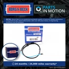 Brake Pad Wear Indicator Sensor Fits Bmw 135 E82, E88 3.0 Front 10 B&b New. Price: $16.77.