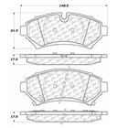 Disc Brake Pad Set-c-tek Ceramic Front Centric Fits 98-03 Cadillac Seville Remanufactured. Price: $29.95.