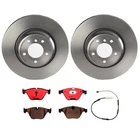 Brembo Front Brake Kit Disc Rotors Ceramic Pads With Sensor For Bmw E90 E92 E93 New. Price: $282.95.