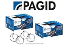 Front Rear Set Hella-pagid Premium Disc Brake Pads+sensors+hardware PG112136 New. Price: $558.00.