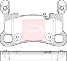 Apec PAD2276 Brake Set For Disc Rear Brembo System Porsche Cayenne New. Price: $109.62.