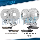 Front Rear Drilled Rotors Calipers Brake Pads For Gmc Yukon Tahoe Sierra 1500 New. Price: $488.20.