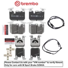 Front & Rear Brake Pad Oes Ceramic +sensor For Bmw 335I / 340I Xdrive Gt New. Price: $278.52.