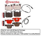 Front & Rear Brake Pad Set Oe Brembo Ceramic +sensor For Bmw 335I Xdrive / Gt New. Price: $226.38.