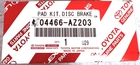 2003 2024 4RUNNER Genuine Toyota Rear Brake Pads 04466-AZ203 New. Price: $51.95.