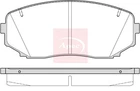 Apec PAD2379 Brake Set For Disc Front Fits Mitsubishi L200 / Triton New. Price: $48.16.