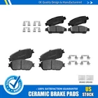 Front+rear Ceramic Brake Pads W/hardware For 2004 2005 2006-2010 Toyota Sienna New. Price: $36.10.