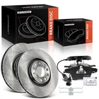 A-premium Front Disc Brake Rotors & Ceramic Pads For Audi A4 Quattro 05-09 New. Price: $153.29.