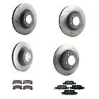 Shw Front Rear Slotted Rotors Hella Lowmet Disc Brake Pad Kit For Panamera 10-16 New. Price: $728.95.
